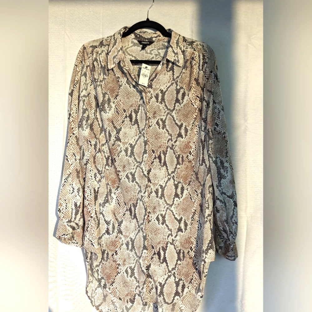 Express long sleeve blouse